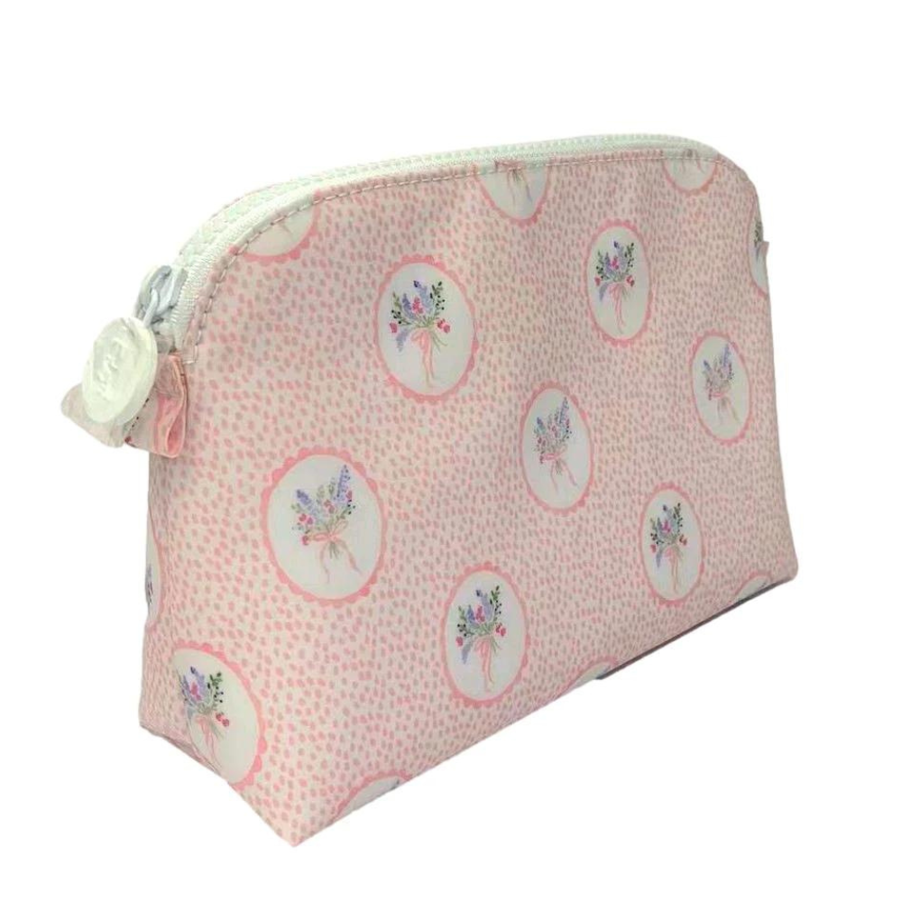Goodie Bag - Floral Medallion Pink