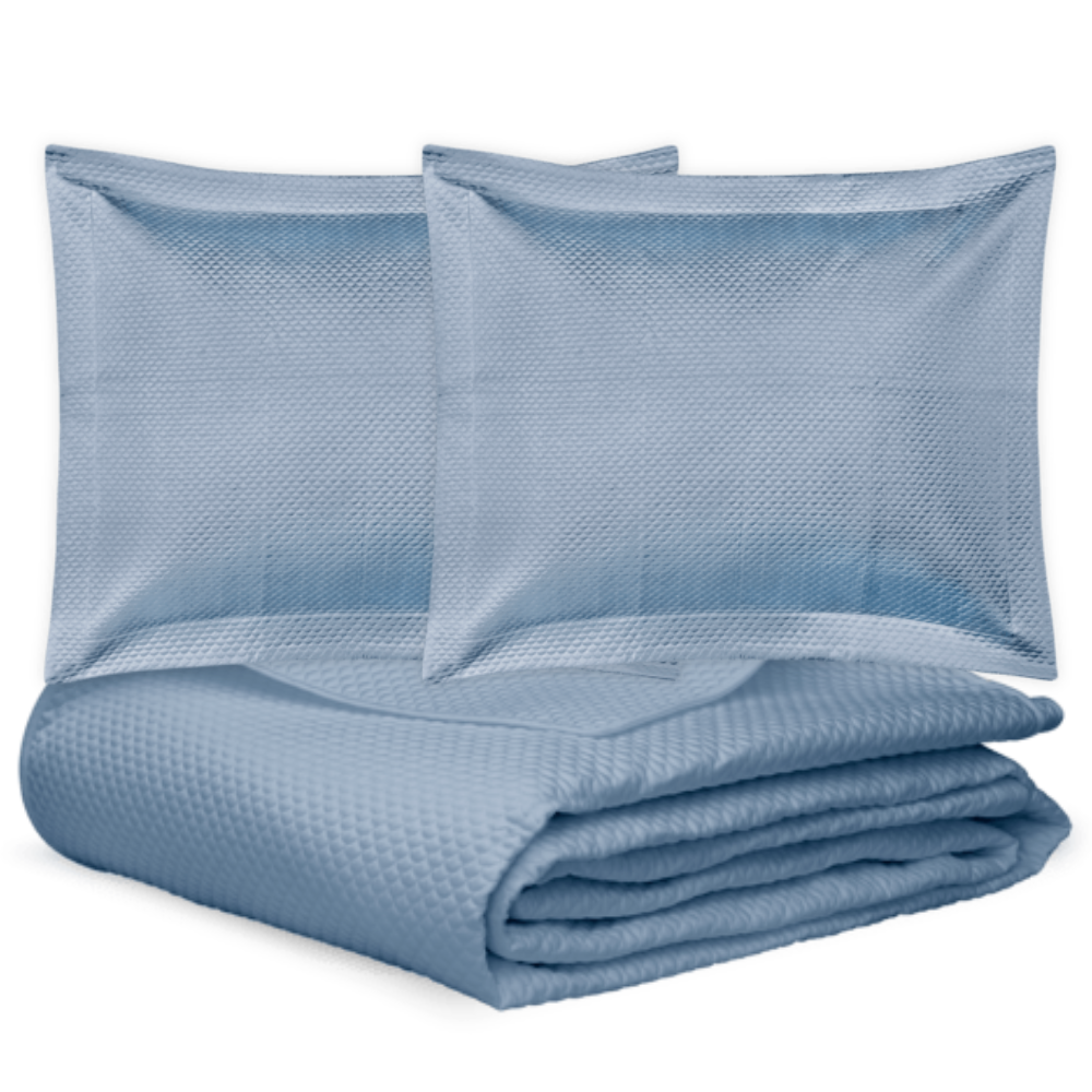 Alba King Set - Hazy Blue