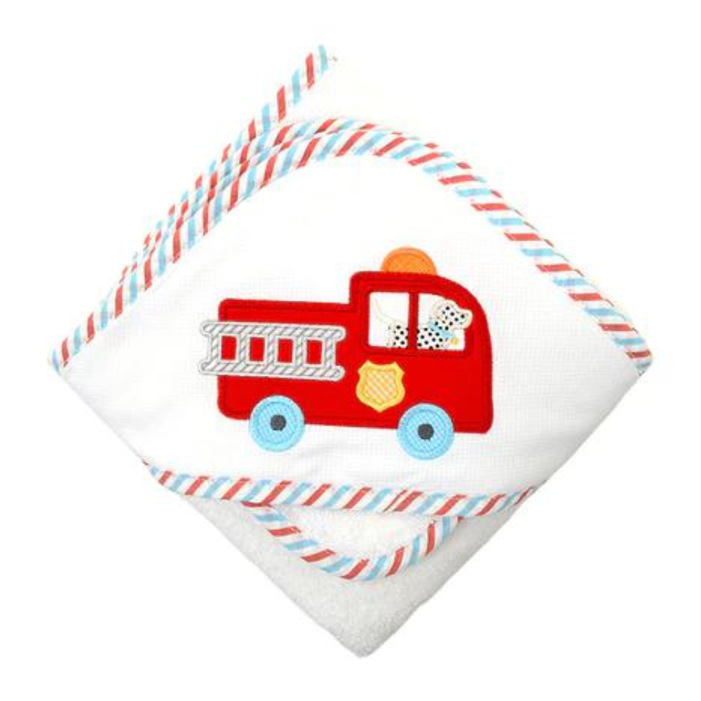 Boxed Towel Set Firetruck