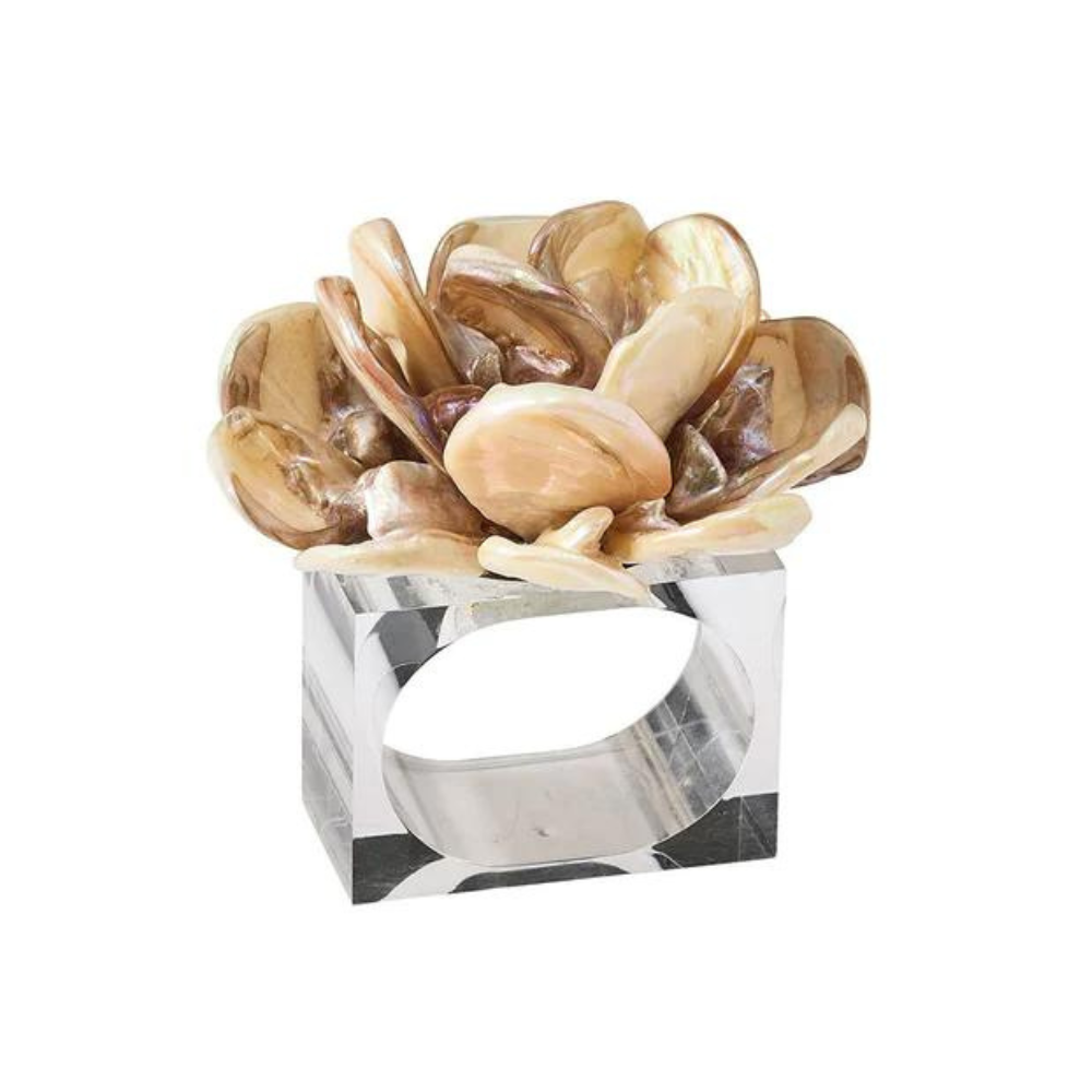 Tahiti Napkin Ring Natural - Set of 6