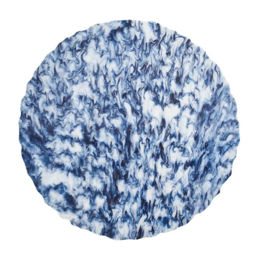Waves Placemat - White/Navy