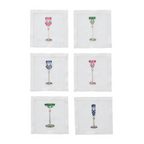 Tsar Cocktail Napkin Set of 6 - Multi