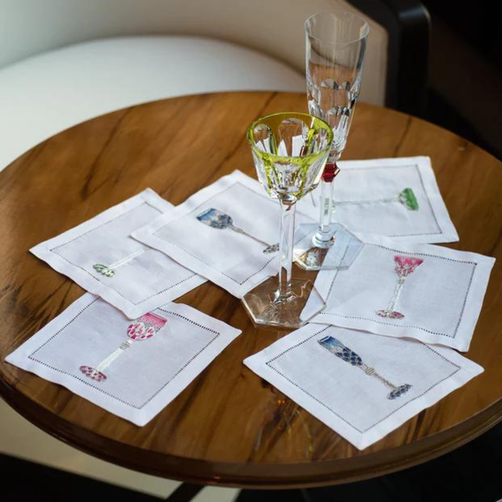 Tsar Cocktail Napkin Set of 6 - Multi