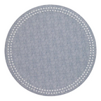Pearl Placemat Set of 4 - Bluebell/White