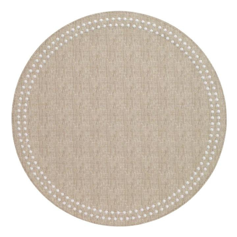 Pearl Placemat Set of 4 - Beige/White