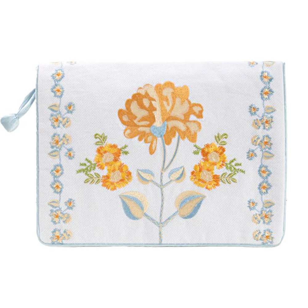 Embroidered Lingerie Envelope - Blue