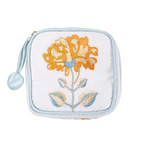 Embroidered Jewelry Box - Blue