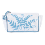 Fern Embroidered Small Make up Bag