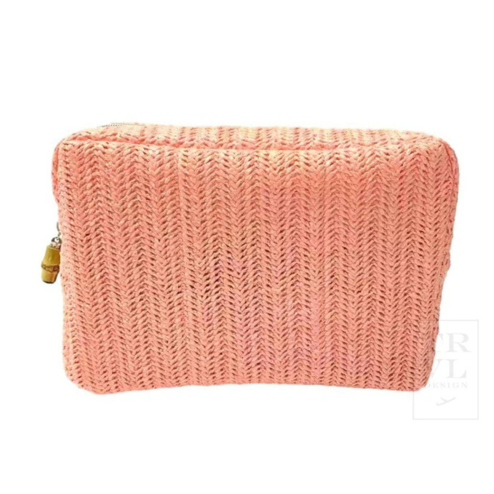 Big Glam Straw Shell Pink
