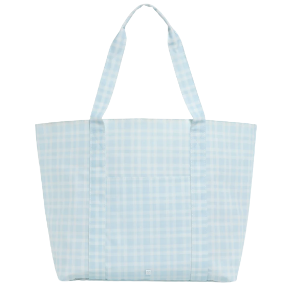 Jumbo Tote XL Pimlico Plaid Blue