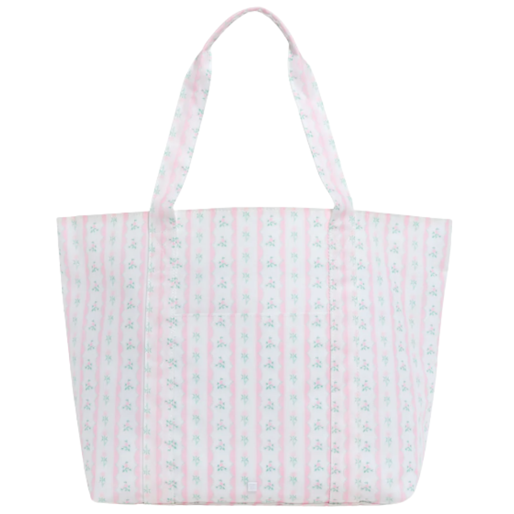 Jumbo Tote XL Ribbon Floral Pink