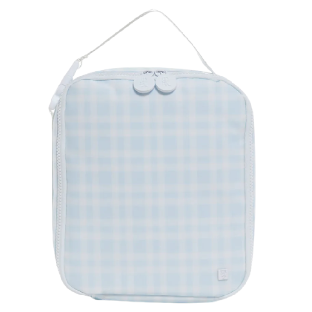 Insulated Lunch Box - Pimlico Plaid Blue