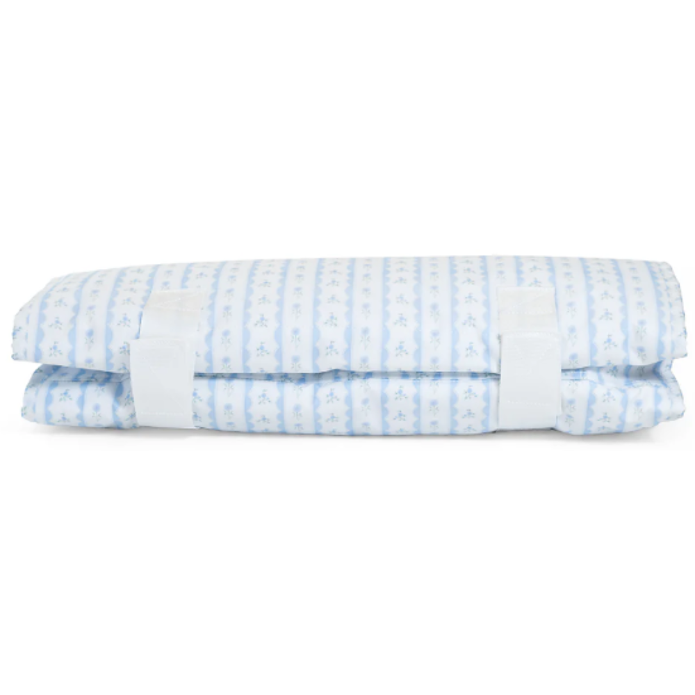 Nap Mat - Ribbon Floral Blue