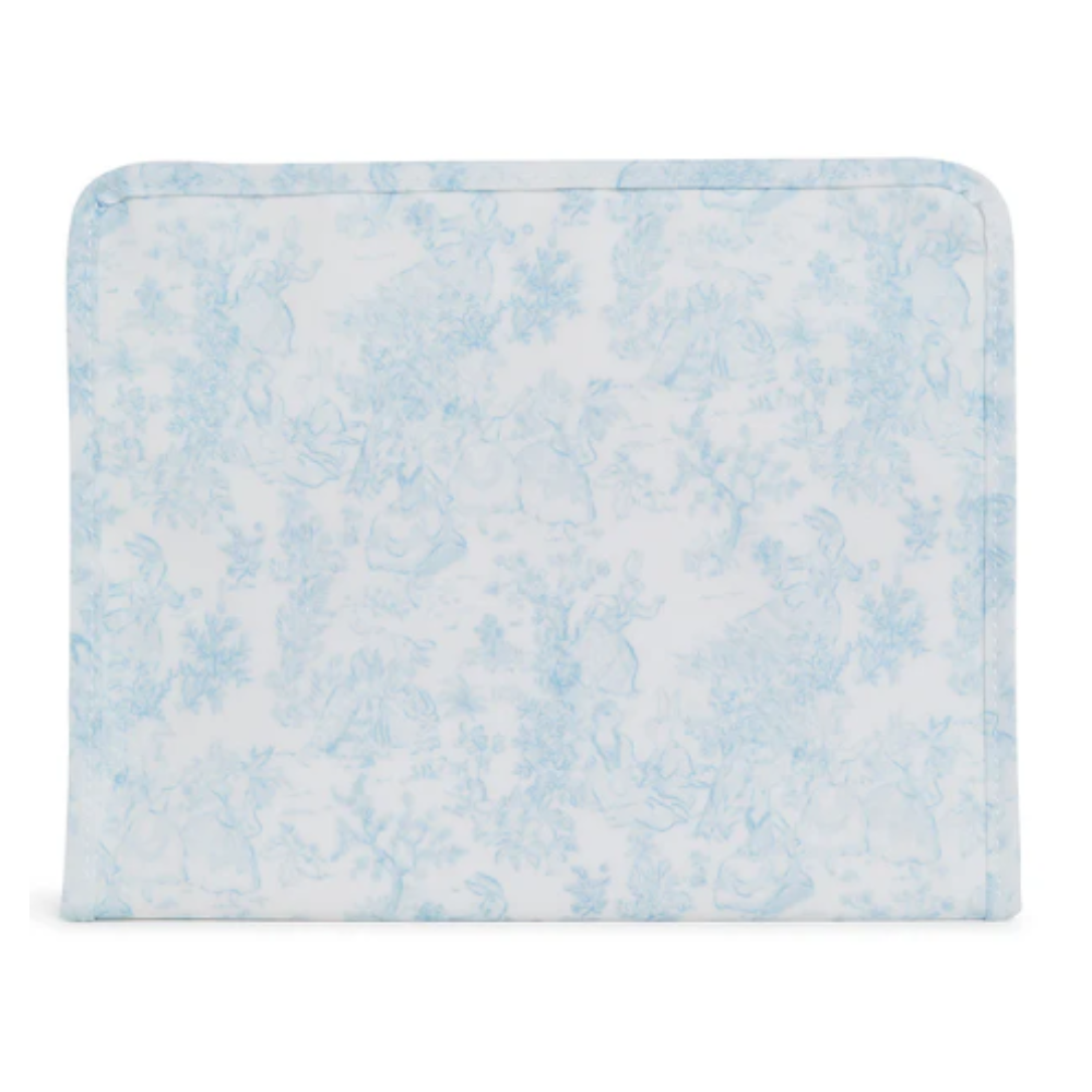 Roadie Medium Zip Pouch Bunny Toile Blue