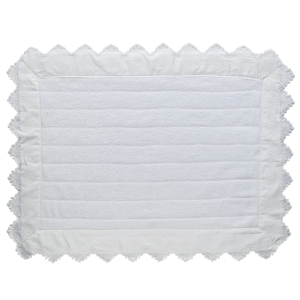 Lina Bath Mat - White