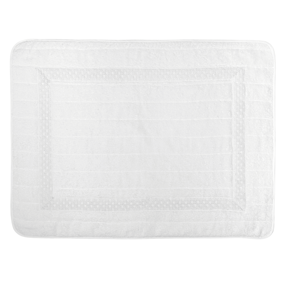 Veronica Bath Mat - White