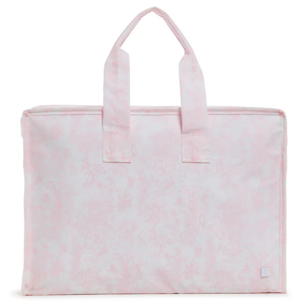 Overnite Tote - Bunny Toile Pink