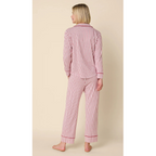 Holiday Stripes Pima Knit Long-Sleeved Pajama