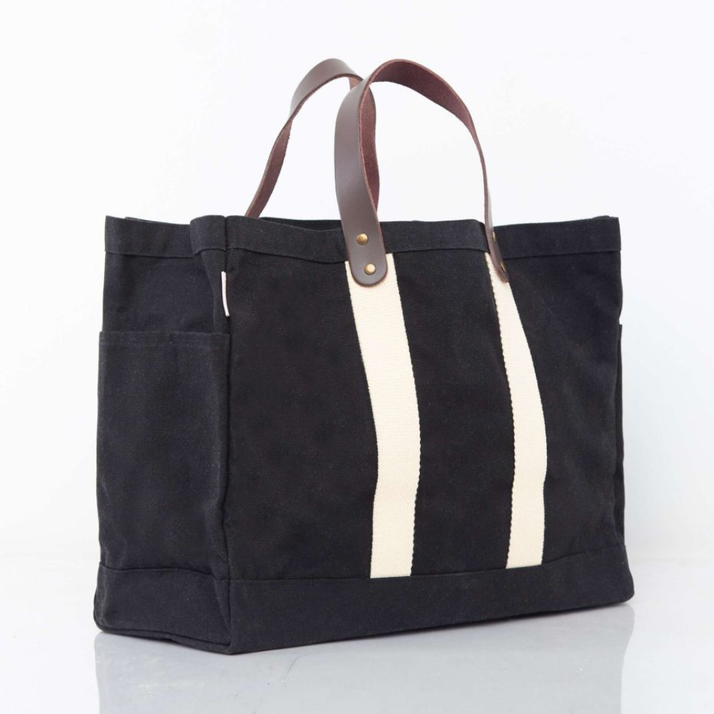 Waxed Commute Tote - Black