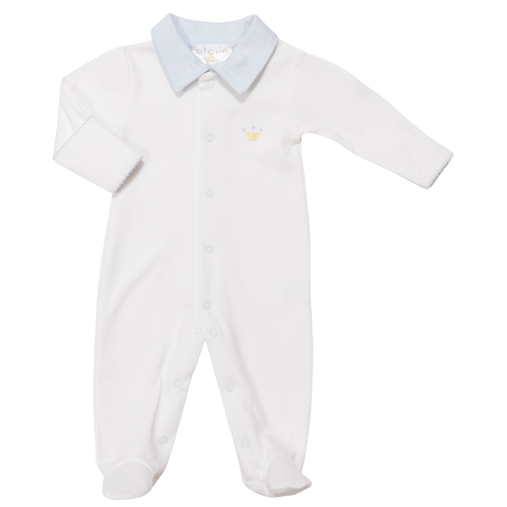 Enterizo Blanco y Celeste - Corona