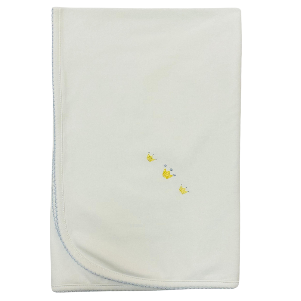 Manta Blanca y Celeste - Corona