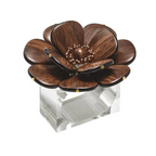 Napkin Ring Begonia Brown Set of 6