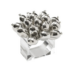 Napkin Ring Jubilee Silver Set of 6