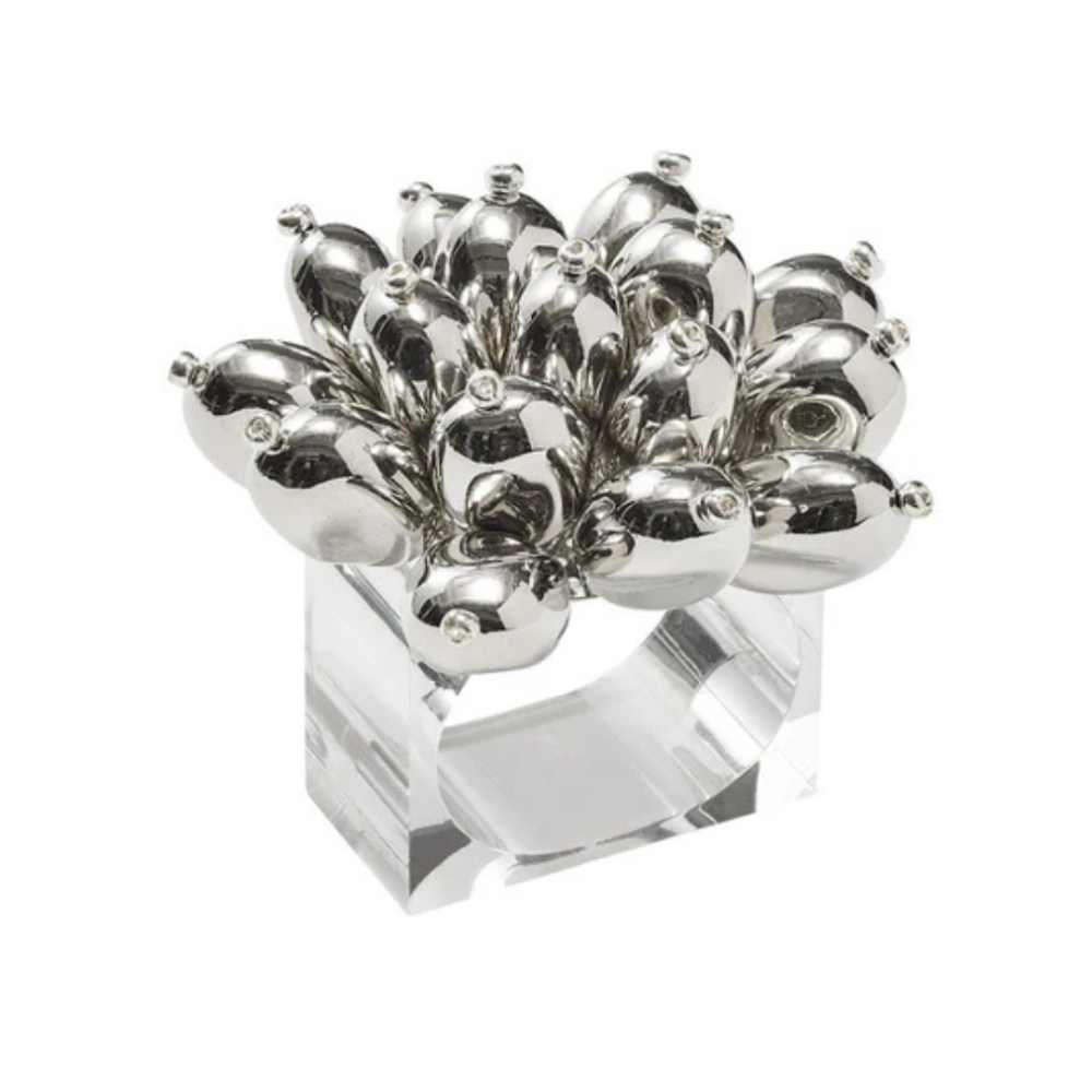 Napkin Ring Jubilee Silver Set of 6