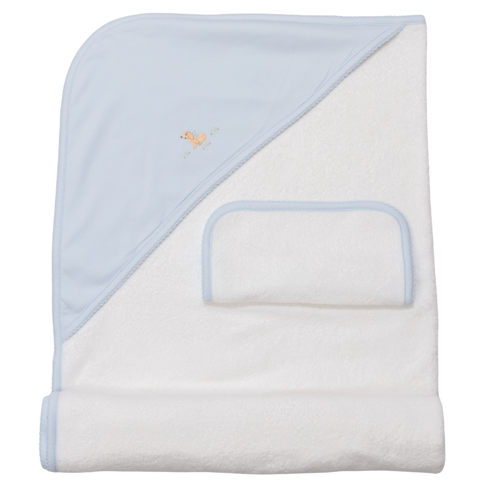 Set de Toalla Celeste - Perrito