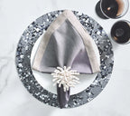 Reed Napkin Ring White - Set of 6