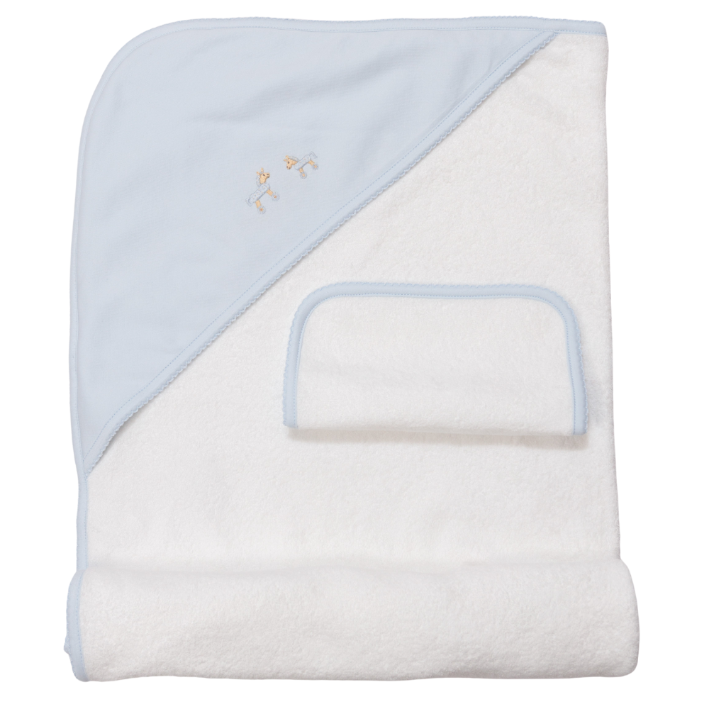 Set de Toalla Celeste - Caballo