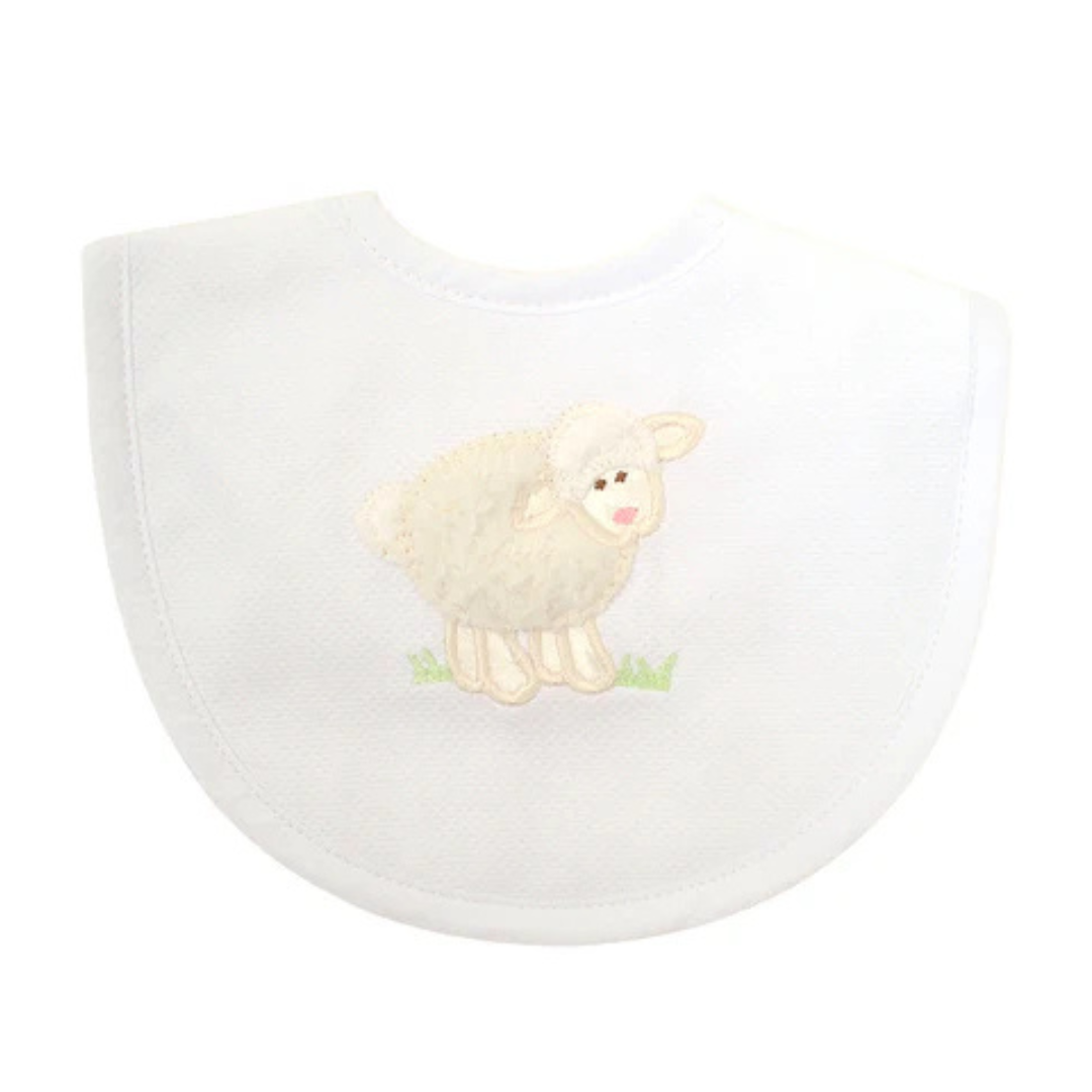 Medium Bib White Lamb