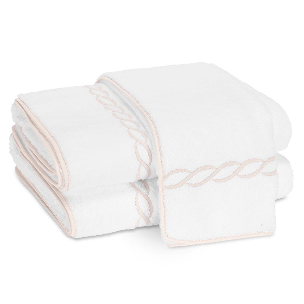 Classic Chain Towel - Blush