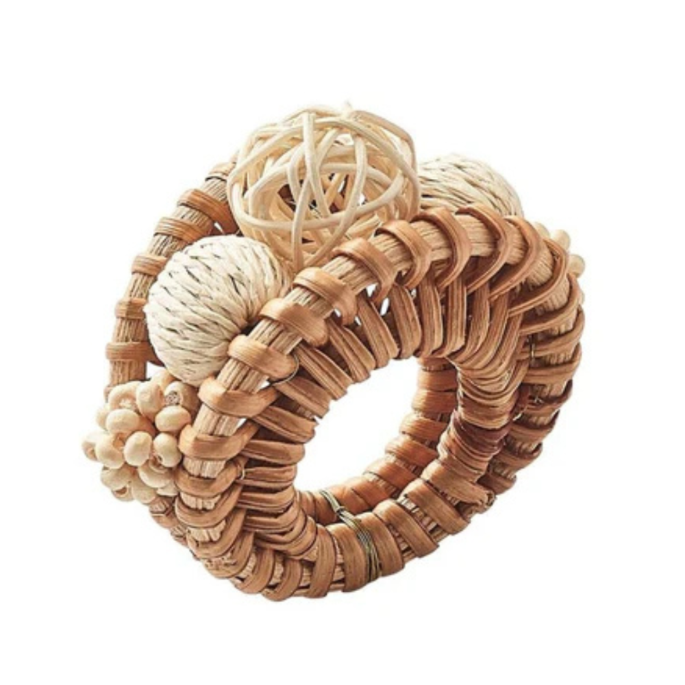 Napkin Ring Playa Natural Set of 6