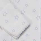 Enterizo Blanco Estampado Estrellas Celeste