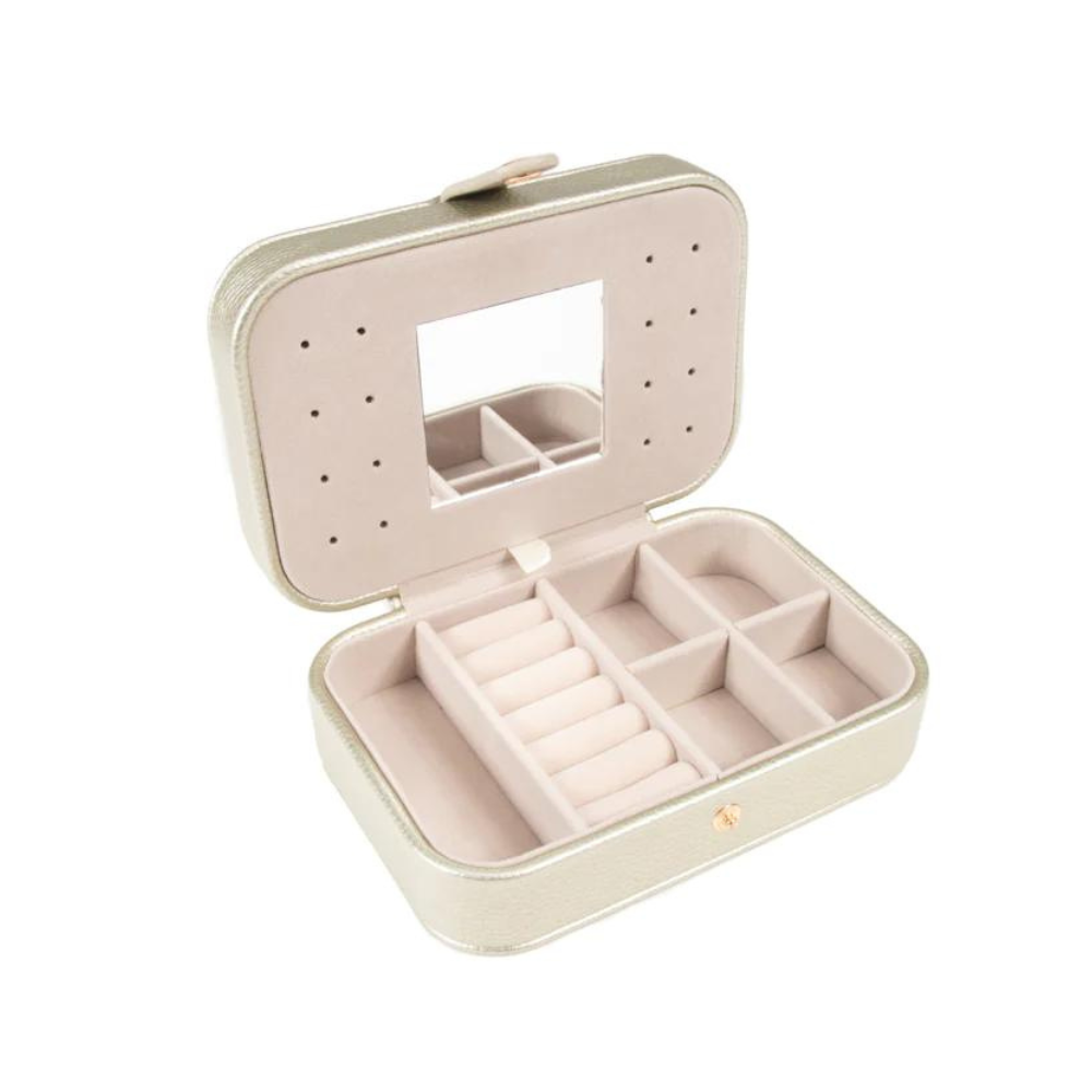 Leah Travel Jewelry Organizer - Gold