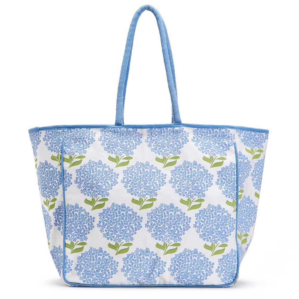 Hydrangea Printed Tote Bag