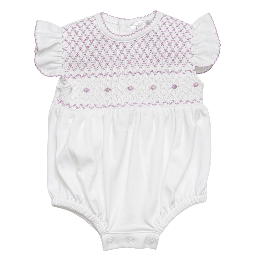 Bombacho Blanco alita - Smock Lila
