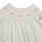 Bishop Blanco Smock Flores