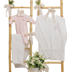 Set Pijama Mamá Puntos Rosados
