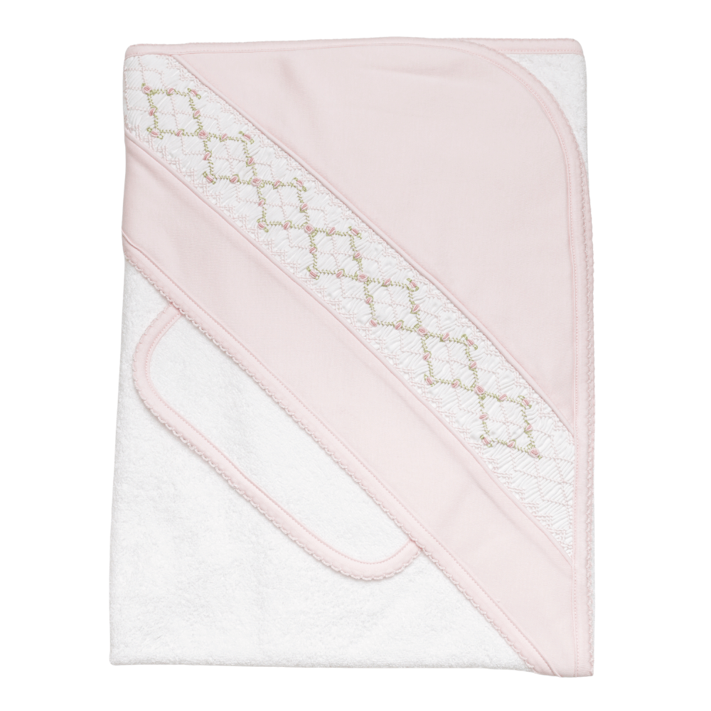 Set de Toalla Rosada Smock - Trellis