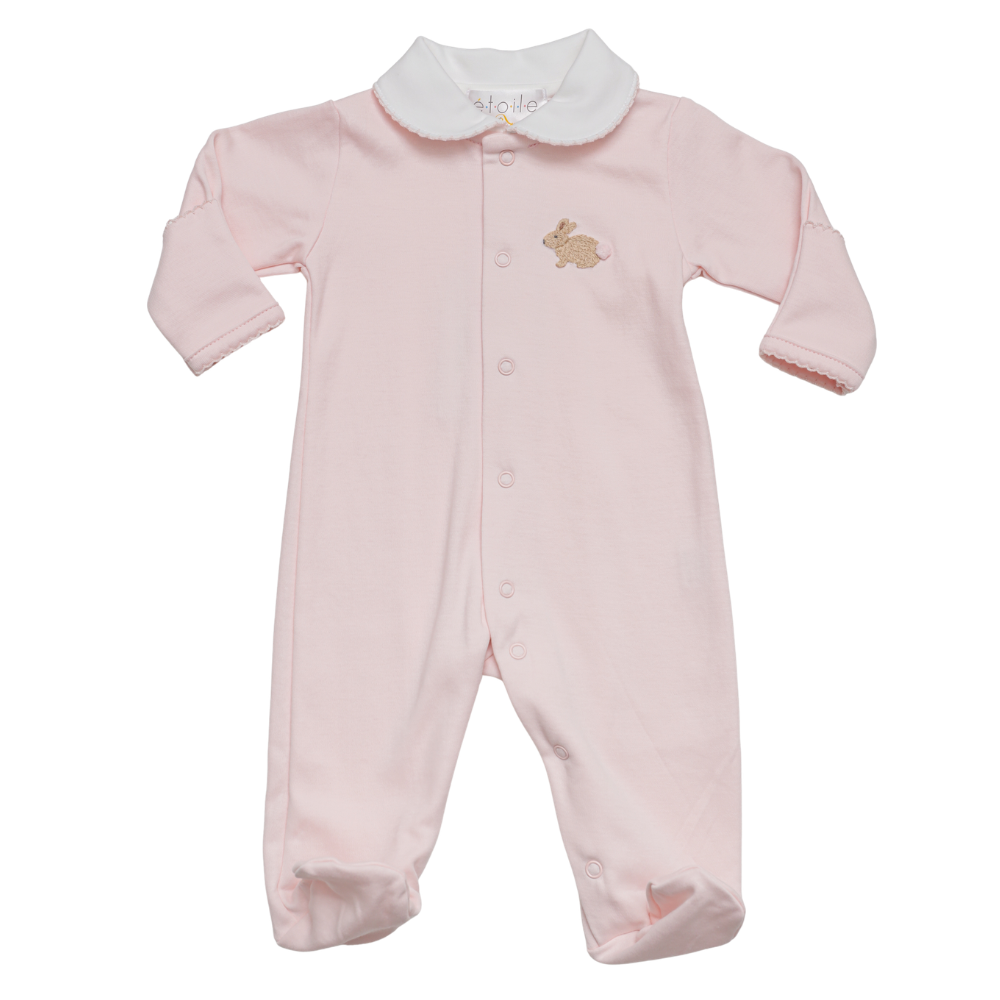 Enterizo Rosado Cuello Broche - Conejo