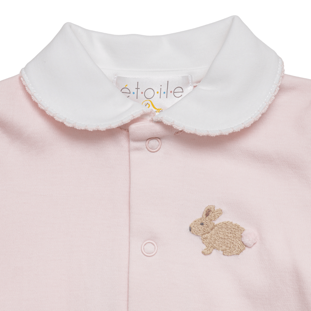 Enterizo Rosado Cuello Broche - Conejo