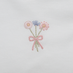 Manta Blanca - Flores