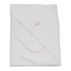 Set de Toalla Blanca - Flores