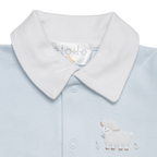Enterizo Celeste Cuello Broche - Oveja