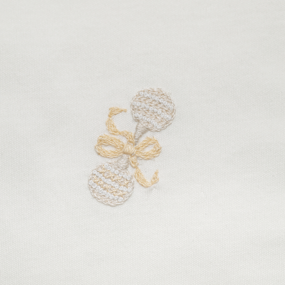 Set Babero y Babita Pastel Yellow - Sonaja