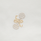 Set Babero y Babita Pastel Yellow - Sonaja