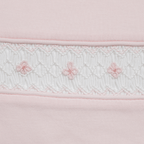 Set Babero y Babita Rosado - Alma Smock