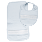 Set Babero y Babita Celeste - Renzi Smock